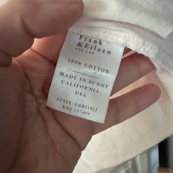 Frank & Eileen Tee Lab Long Sleeve Funnel Neck Tee Ballet Slipper size Small - Picture 9 of 12